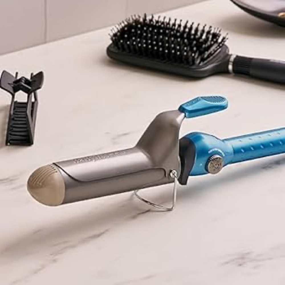 New BaBylissPRO Nano Titanium Spring Curling Iron, Professional Hair Wand